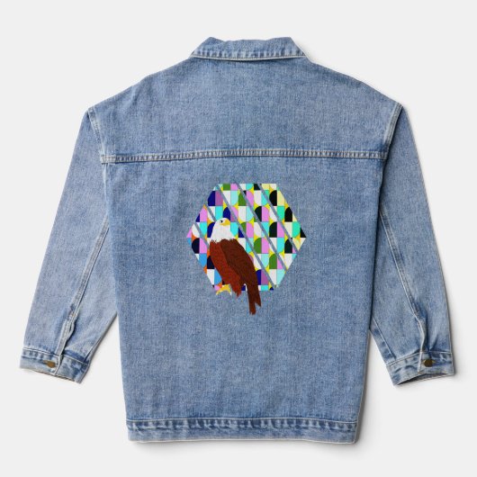 Mid Century Modern Eagle Denim Jacket (Achterkant)