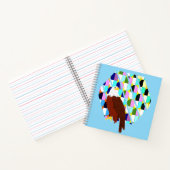 Mid Century Modern Eagle Notitieboek (Binnen)