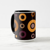 Mid-Century Modern Fall Geometric   Mok (Voorkant links)