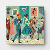 Mid Century Modern Feest De Martini Dans Fotoplaat (Voorkant)