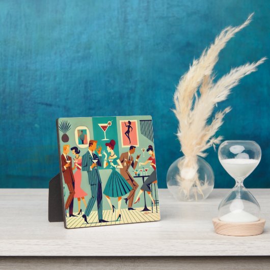 Mid Century Modern Feest De Martini Dans Fotoplaat (Insitu)