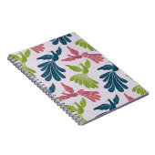 Mid-Century Modern Firebirds Spiraal Notebook Notitieboek (Rechterzijde)