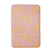 Mid Century Modern Floral Pattern Badmat (Voorkant Verticaal)