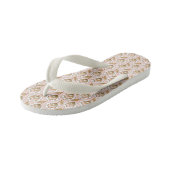 Mid-Century Modern Floral Pattern Kinder Teenslippers (Schuin)