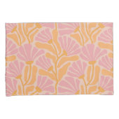 Mid Century Modern Floral Pattern Kussensloop (Voorkant-Rechts)