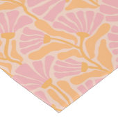 Mid Century Modern Floral Pattern Medium Tafelloper (Hoek)