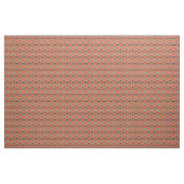 Mid Century Modern Flower Diamond Coral Pattern Stof (Yard (91,4 cm))