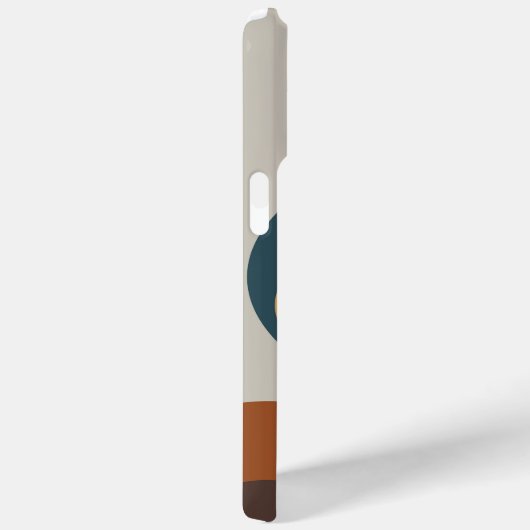 Mid Century Modern Fun Circles Case-Mate iPhone Case (Achterkant / Rechts)