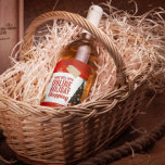 Mid-Century Modern Funny Christmas Holiday Wijn Etiket<br><div class="desc">This wine label serves as a popular gift idea. Leave a little cheer on someone's doorstep. The tree is't the only thing getting lit this Christmas! Nothing goes better with online shopping than wine. This funny wine label that can be customized with your own wording. Add your custom wording to...</div>