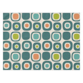 Mid Century Modern Garden Path Pattern Tafelkleed (Voorkant (Horizontaal))