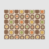 Mid Century Modern Garden Path Pattern Tissuepapier (Voorkant)