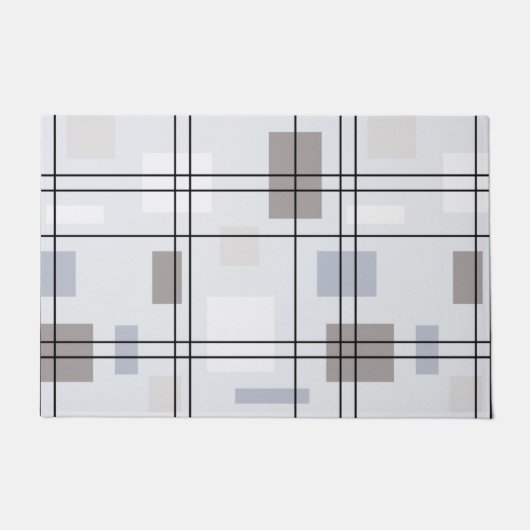 Mid Century Modern Geometric 16 Deurmat (Voorkant)