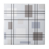 Mid Century Modern Geometric 16 Tegeltje (Voorkant)