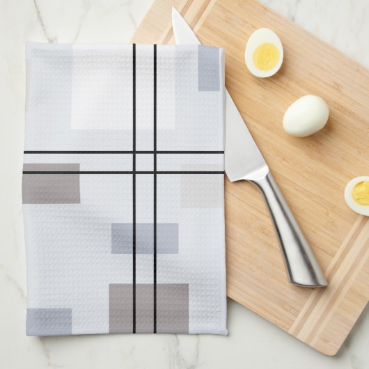 Mid Century Modern Geometric 16 Theedoek (Quarter Fold)