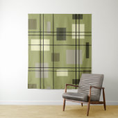 Mid Century Modern Geometric 18 Wandkleed (In situ)