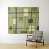 Mid Century Modern Geometric 18 Wandkleed (In Situ (horizontaal))