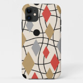 Mid Century Modern Geometric Abstract Case-Mate iPhone Case (Achterkant)
