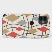 Mid Century Modern Geometric Abstract Case-Mate iPhone Case (Achterkant (horizontaal))