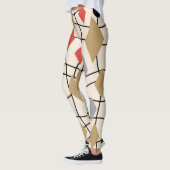 Mid Century Modern Geometric Abstract Leggings (Links)