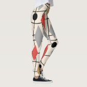 Mid Century Modern Geometric Abstract Leggings (Rechts)