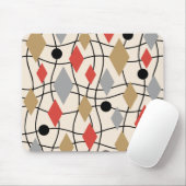 Mid Century Modern Geometric Abstract Muismat (Met muis)