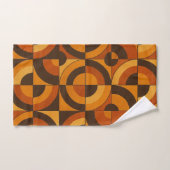 Mid Century Modern Geometric Abstract Pattern Bad Handdoek (Handdoek)