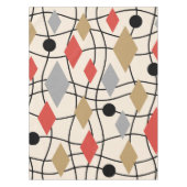 Mid Century Modern Geometric Abstract Tafelkleed (Voorkant)