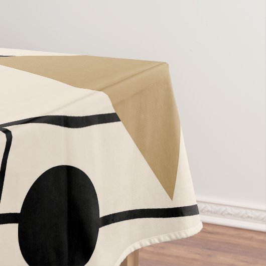 Mid Century Modern Geometric Abstract Tafelkleed (Voorbeeld)