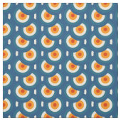 Mid-Century Modern Geometric Funky Circle Pattern Stof (Swatch)
