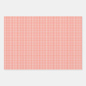 Mid Century Modern Geometric - Groen & Perzik Inpakpapier Vel (Voorkant 2)