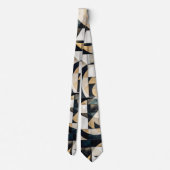 Mid-century Modern Geometric Neck Tie Stropdas (Achterkant)