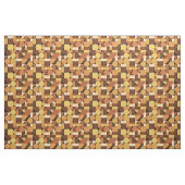 Mid Century Modern Geometric Oranje Stof (Yard (91,4 cm))