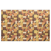 Mid Century Modern Geometric Oranje Stof (Fat Quarter)