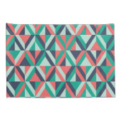 Mid-century modern geometrisch patroon kussensloop (Achterkant-Rechts)