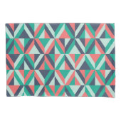 Mid-century modern geometrisch patroon kussensloop (Voorkant-Links)