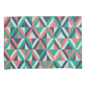 Mid-century modern geometrisch patroon kussensloop (Voorkant-Rechts)