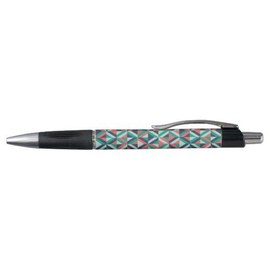 Mid-century modern geometrisch patroon pen (Bovenkant)