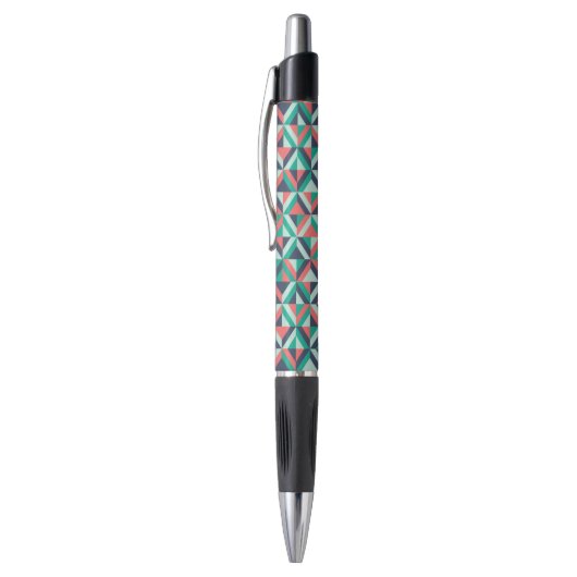Mid-century modern geometrisch patroon pen (Top (Verticaal))