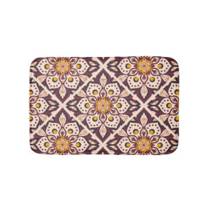 Mid-Century Modern Geometrisch Patroon – Retro Abs Badmat