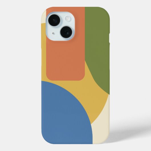 Mid Century Modern geometrisch patroon - Retro jar Case-Mate iPhone Case (Achterkant)