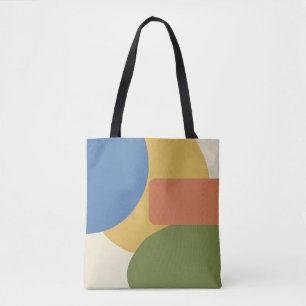Mid Century Modern geometrisch patroon - Retro jar Tote Bag
