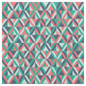 Mid-century modern geometrisch patroon stof (Close Up)