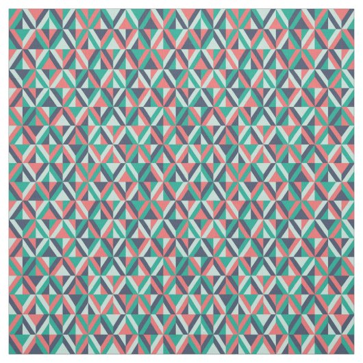 Mid-century modern geometrisch patroon stof (Swatch)