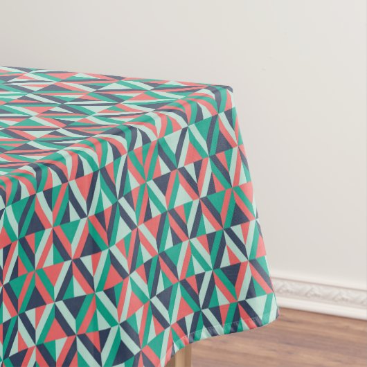 Mid-century modern geometrisch patroon tafelkleed (Voorbeeld)