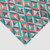 Mid-century modern geometrisch patroon tissuepapier (Detail)