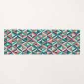 Mid-century modern geometrisch patroon yogamat (Voorkant (horizontaal))