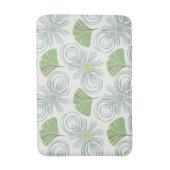 Mid Century Modern Ginkgo Badmat (Voorkant Verticaal)