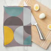 Mid-Century Modern Gold Moon Horizon Theedoek (Quarter Fold)