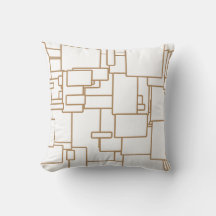 Mid-Century Modern Gold Retro Pattern