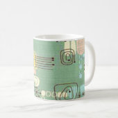 Mid Century Modern Graphics Design Coffee Mok (Voorkant rechts)